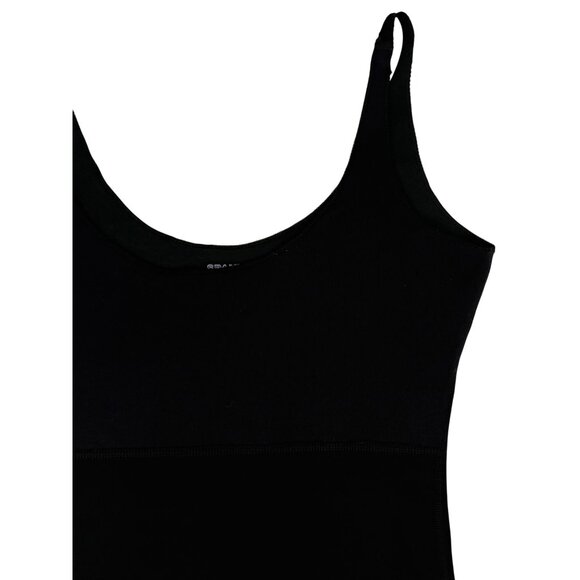 Spanx By Sara Blakely Black Scoop Neck Body Shaper Shaping Slip Dress Shape Wear - Picture 7 of 12
